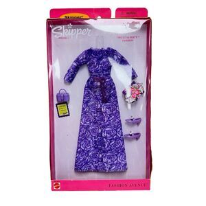 Vintage 2000 Mattel Skipper Sweet 16 Party Fashion Dress Outfit Doll Clothes NOS